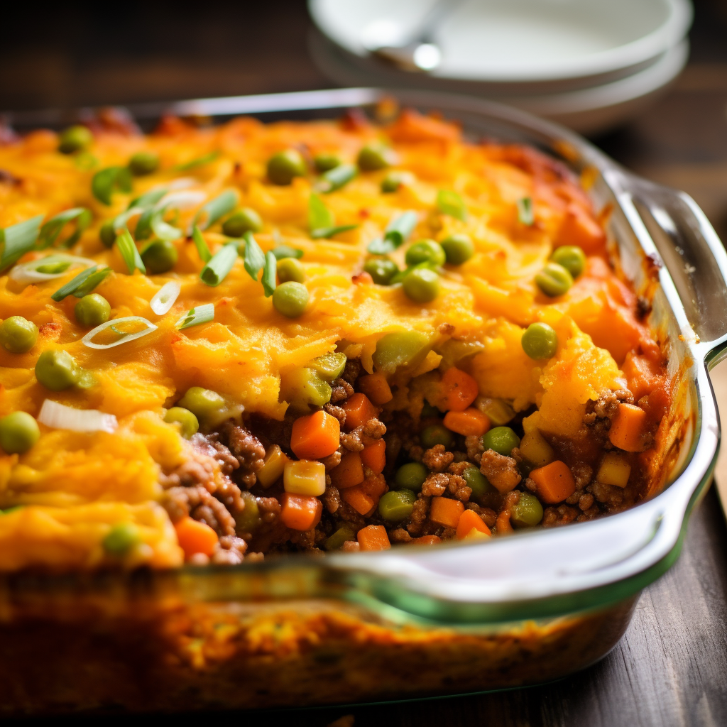 Sweet Potato & Ground Beef/Chicken Shepherd’s Pie